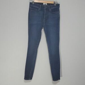Loft Outlet jeans womens size 0 blue skinny 28" inseam